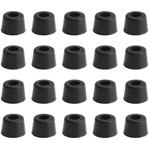 Rubber Anti Vibration Isolator Absorber Base Foot Pad 60Pcs Black 2