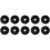 Rubber Anti Vibration Isolator Absorber Base Foot Pad 60Pcs Black 7