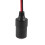 3X Car Charger Power Cigarette Lighter Female Socket Black W 26cm Cable 7