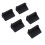 50 Pcs Silicone USB Port Plug Dustproof Plug Stopper Protection Cap Black 3