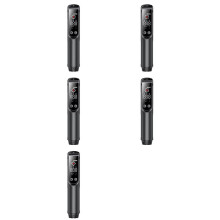 5X Testeur D'Alcool Sans Contact, Éthylotest Haute Précision avec Grand Écran HD, Indicateur Lumineux LED et Fonction Lampe de Poche