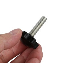 16 Pcs Noir Piece Detachee M8 x 30mm Filete Male Molete Tige D'Etoiles Bouton