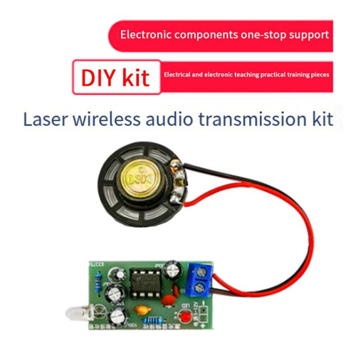 3X DIY Laser Wireless Audio Transmission Kit Electronic Production DIY Electronic Teaching Experiment Accessories 1