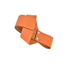 Heavy Duty PU Leather Waist Belt Quiver Hip Mounted-brown