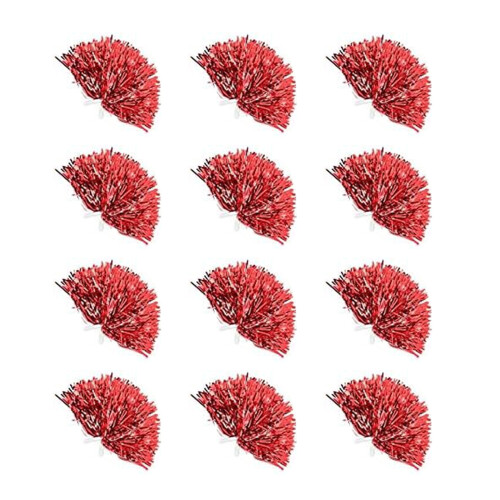 Cheerleaderpompoms Draagbare cheerleaderpompoms met-Rood
