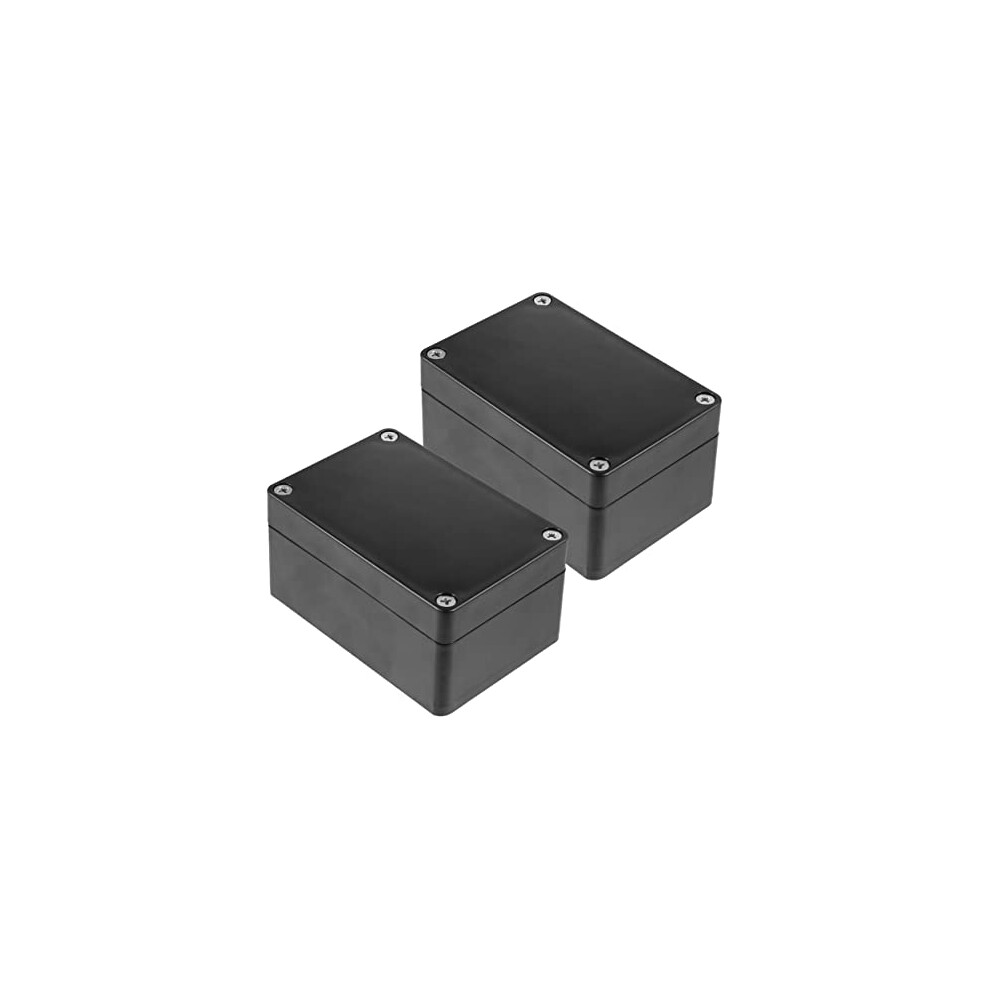 2Pcs Waterproof Junction Box Outdoor Abs Plastic Electrical Enclosure For Diy Circuit Board Projects 9092120272604