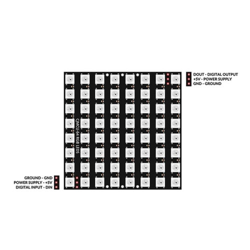 18 X U 64 LED Matrix Panel CJMCU-8X8 Module Compatible with for  and for Raspberry Pi 1