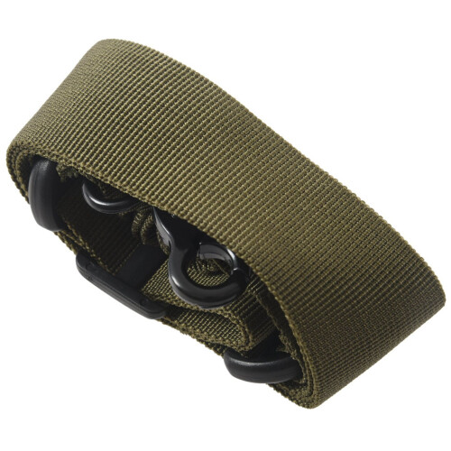 2X Adjustable New Single Point Sling Bungee Airsoft AEG Strap Army Green 2