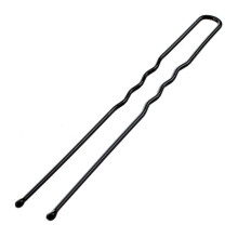 40 Pcs 7cm Long Black Metal DIY Hair Bun Pin for Woman