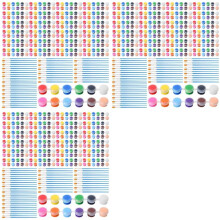 1008 Pcs Acrylic Paint Set 72 Set 12 Colors Acrylic Paint Strips 48Pcs Painting Brushes for Kids Adults (2ml)