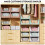 3X Stackable Wardrobe Storage Box Multi-Function Foldable Suitable for Wardrobe Storage Clothing Drawer Storage Box 6