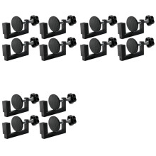 12pièces G-Clips, Clips de Meubles de Patio Réglables - Pinces de Meubles en Rotin pour Canapé D'Extérieur - Pinces en Rotin Attaches de Chaise en