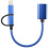 2X 2 in 1 USB 3.0 OTG Adapter Cable Type-C Micro-USB to USB 3.0 Interface Converter 2
