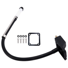 2X 12L 24L Marine Fuel Tank Connector High Accuracy Fuel Suction Gauge for Boat Outboard Engine Accessory