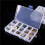 Plastic Organizer Box, 12 Pack Clear Bead Organizer voor Sieraden Tackle Earring  Beads (15 Grids) 7