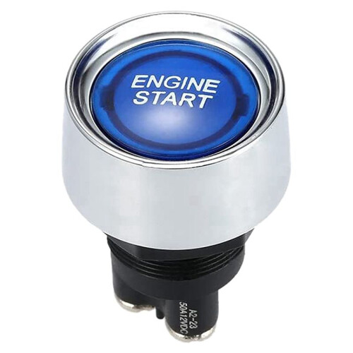 3X Engine Button Car  12V 24V  Car Start Engine Button Light  Button Start Ignition  for Racing- 1