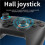 2X ANBERNIC RGP01 Gamepad Wireless  Game Controller RGB Hall Effect Joystick for PC Android IOS Steam Black 4