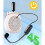 2X 2.4G Wireless Microphone Headset Long Range, Handheld & -Worn Mic, Dual Mode for Teaching,Fitness Instructors 7
