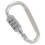 2X with Combination Padlock 3 Digits Numbers Padlock Carabiners Silver 4