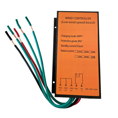 Wind Turbine Charge Controller 12V for 2000W System IP67 Waterproof OffGrid Applications 1