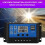 100A PWM Solar Charge Controller with LCD Display and Dual USB Outputs for Street Lighting Systems 2