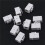 200Pcs RJ45 Connector  Jack Cat6 Extension Coupler Ethernet Network LAN Cat 6 Coupler Jacks Extend Adapter,White 3