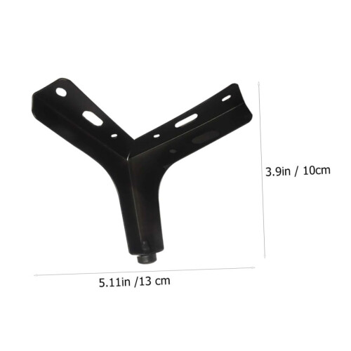 Furniture Support Leg with Oblique Angled Design,  Load Capacity, Replacement Sofa Bed Cabinet Foot 1