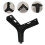 Furniture Support Leg with Oblique Angled Design,  Load Capacity, Replacement Sofa Bed Cabinet Foot 5