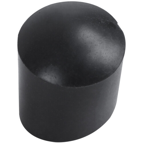 Rubber Caps 400-Piece Black Rubber Tube Ends 10mm Round 2