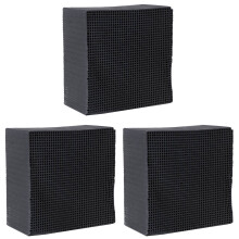 3X Activated Carbon Water Filter Eco-Aquarium Water Purifier Honeycomb Ultra Strong Filtration & Absorption Filter