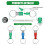 9pcs Quick Release Detachable Keychain, Double Rings Pull Apart Keychain, Spring Split Snap Seperate Keychain 5