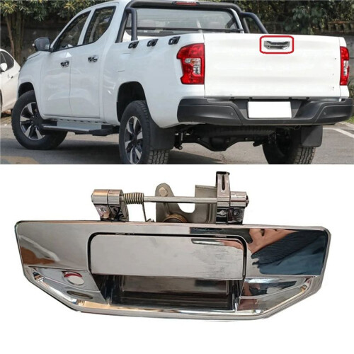 4X Car Tailgate Handle for  Hunter F70 Cargo Box Handle Rear Trunk Handle Tail Door Buckle Electroplating Handle 1