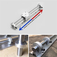 Linear Rail Limit Fixing Rings, 8pcs 12mm SBR12 Linear Rail Stop Collars Anti-Collision Block Stopper Fixing Rings