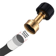 2pcs M22-14mm X 3/4 Polegada FGH Adaptador de Mangueira de Jardim Fêmea Conector de Mangueira de Água para Lavadora de Alta Pressão