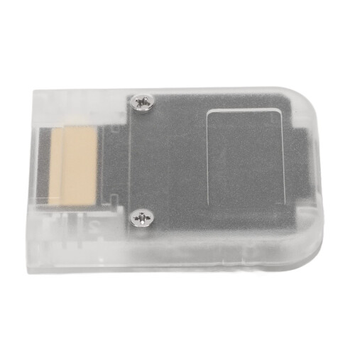 GC2SD Card Reader MicroSD Adapter for GameCube, Transparent Plug and Play Backup Save Files 2
