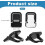 2PCS SelfAdhesive Laptop Stand and Keyboard Riser Set, Ergonomic Slim Design for Desk Space Saving 3