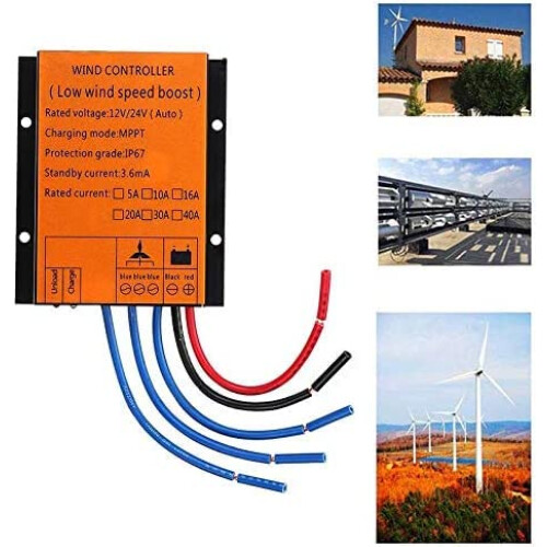 5000W 48V MPPT Wind Turbine Charge Controller Waterproof Auto Control with Overvoltage Protection 2