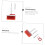 Mini Keyboard Cleaning Brush for Electronics with Soft Non‑Scratch Bristles and Precise Dust Removal 5