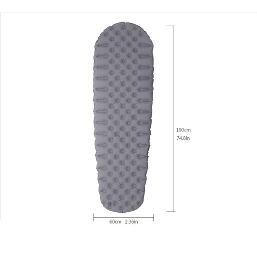 Leicht zu tragende, aufblasbare Outdoor-Basis, 6 cm dick, 2