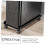Movable Computer Tower Stand with Wheels, Adjustable CPU Holder for Home Office Cooling 5