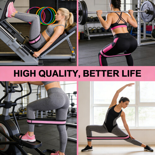 Stretchy Workout Bands For Legs And Arm With Adjustable Pressure 1