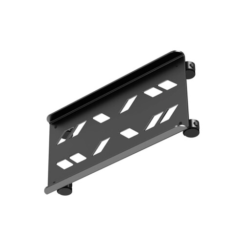 Movable Computer Tower Stand with Wheels, Adjustable CPU Holder for Home Office Cooling