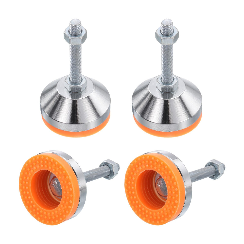 4 Pack M8 Adjustable Leveling Feet 50Mm Base Heavy Duty Furniture Levelers For Workbench And Cabinet 9092120849165