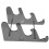 Acrylic Keyboard Stand for Mechanical Keyboards, Tilted Clear Rack with Space Saving Design 1