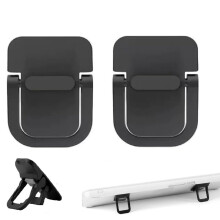 2PCS SelfAdhesive Laptop Stand and Keyboard Riser Set, Ergonomic Slim Design for Desk Space Saving