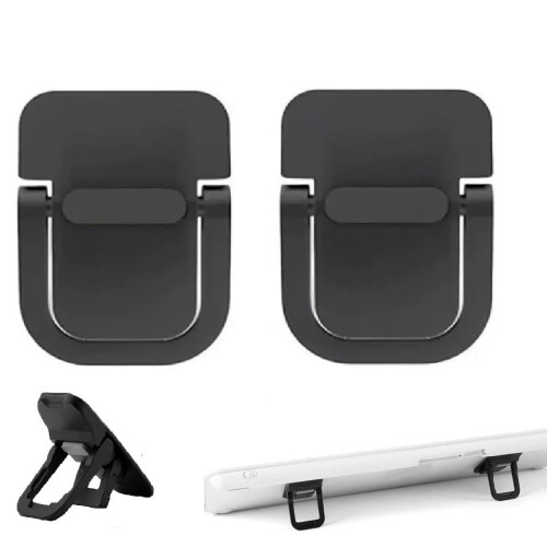 2PCS SelfAdhesive Laptop Stand and Keyboard Riser Set, Ergonomic Slim Design for Desk Space Saving