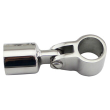 4X Single Screw 316 Stainless Steel 20mm Eye End Cap Bimini Top Hardware Marine Boat Yacht External Eye End