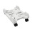 Adjustable Computer Tower Stand with Wheels Under Desk White CPU Holder for SpaceSaving and Smooth Mobility 2