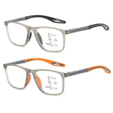 Progressive Multifocal Reading Glasses Men With Spring Hinge Transition Blue Light Blocking Computer Readers