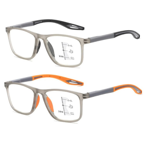 Progressive Multifocal Reading Glasses Men With Spring Hinge Transition Blue Light Blocking Computer Readers
